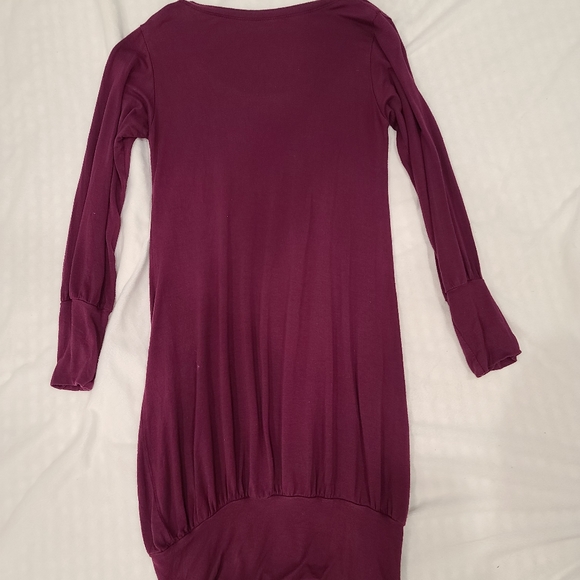 Dark purple dress/extra long top - Picture 2 of 8